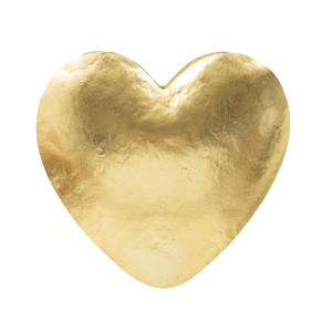 LÂMPADA DE PAREDE CORAÇÃO DOURADO CM 25.5X15X24
