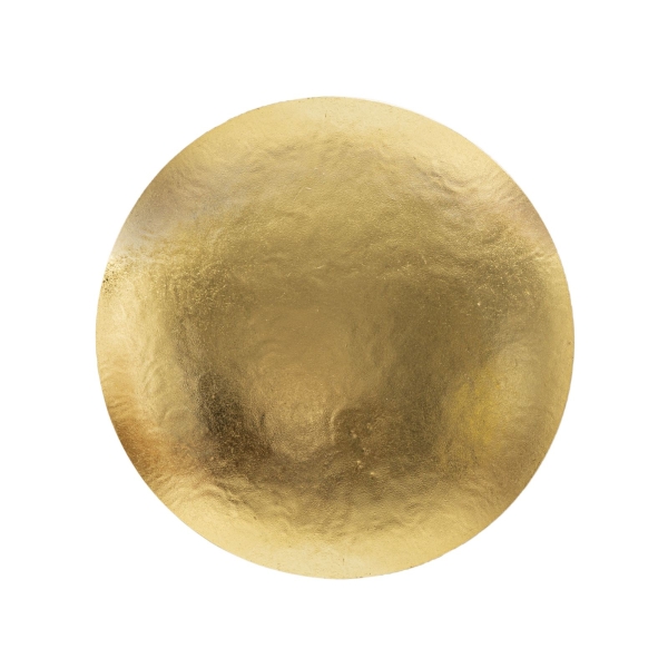 CANDEEIRO DE PAREDE REDONDO DOURADO CM Ø 26X13