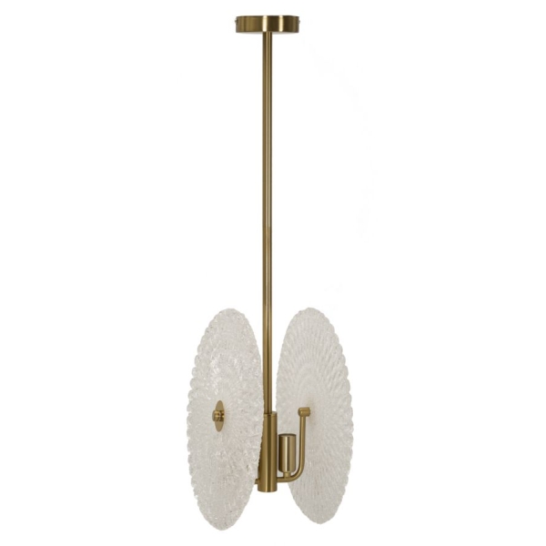 LUSTRE DE VIDRO CM 35X18X80
