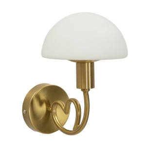 LÂMPADA DE PAREDE LOVY OURO CM 23X15X22