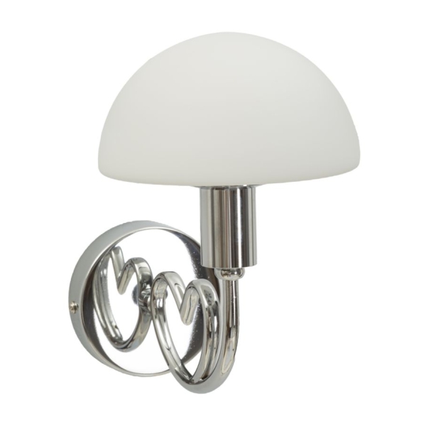 LÂMPADA DE PAREDE LOVY PRATA CM 23X15X22