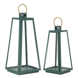 CONJUNTO LANTERNAS GRENT 2 PCS CM Ø 25X25X57-20X20X45