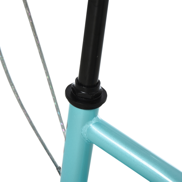 HOMCOM Trotinete para Crianças com Guiador Ajustável em Altura Travão Duplo e Estrutura de Aço 120x58x75-80 cm Azul - Image 9
