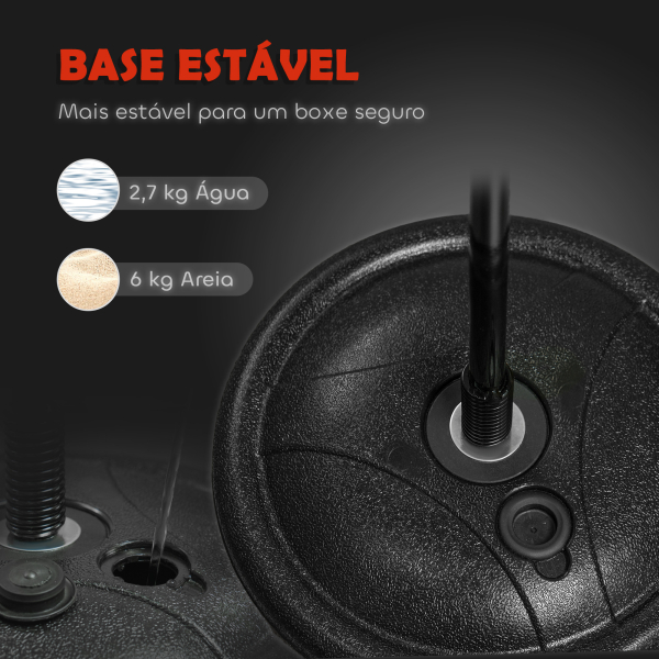 AIYAPLAY Punching Ball para Crianças Kit de Boxe para Crianças com Luvas de Boxe Altura Ajustável 68-102 cm e Base Preenchível Vermelho - Image 7