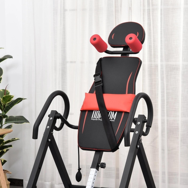 HOMCOM Mesa de Inversão Dobrável com Cintura Acolchoada e Cinto de Segurança Carga Máxima 150 kg - Image 9