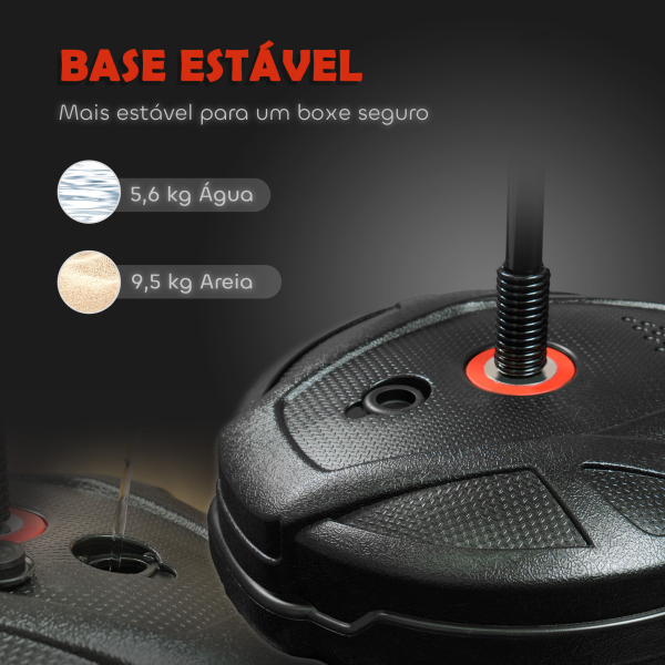AIYAPLAY Punching Ball para Crianças acima de 5 anos Kit de Boxe com Luvas de Boxe Altura Ajustável 88-124 cm e Base Preenchível Preto - Image 7
