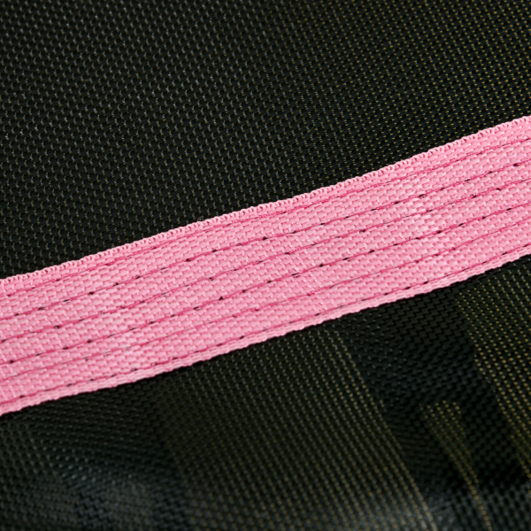 HOMCOM Trampolim para Crianças Cama Elástica Infantil com Rede de Segurança para Interiores e Exteriores Ø163,5x190 cm Rosa - Image 9
