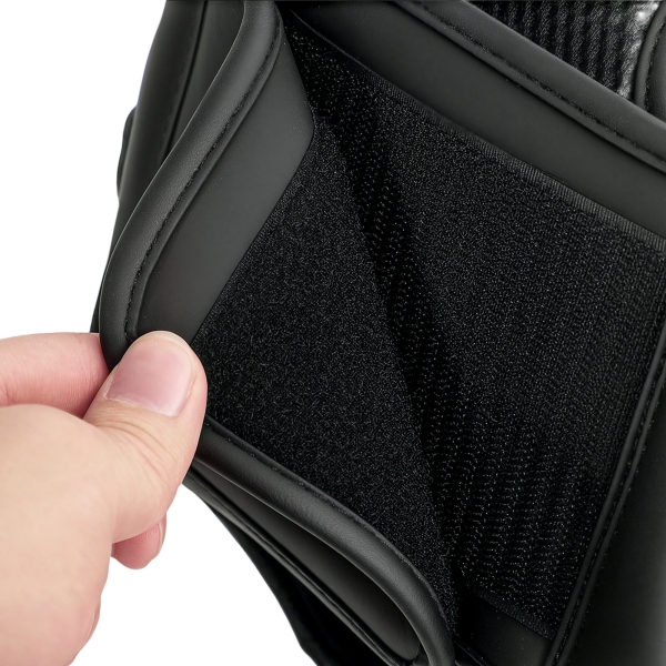 SPORTNOW Capacete de Boxe com Correia Ajustável Protetor de Cabeça para Artes Marciais Karate Tamanho L Vermelho e Preto - Image 8