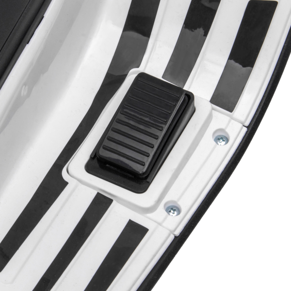 AIYAPLAY Moto Elétrica para Crianças de 3-6 Anos com Licença Vespa com USB MP3 Luz LED Rádio FM Velocidade 3 km/h Carga 35 kg Branco - Image 9