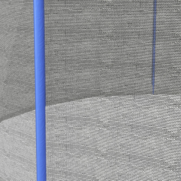 SPORTNOW Rede de Segurança para Trampolim Ø305 cm para Exterior e Porta com Fecho de Correr para 6 Postes Azul - Image 9
