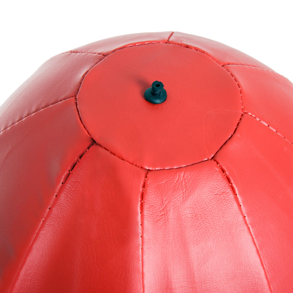 HOMCOM Saco de Boxe de Pé Punching Ball com Altura Ajustável em 4 Níveis Base Preenchível e Luvas Ø43x126-144 cm Vermelho e Preto - Image 9
