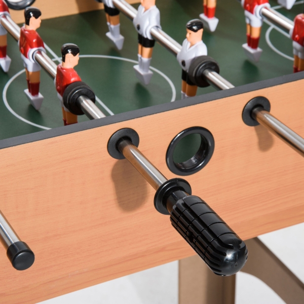 HOMCOM Mesa Multi-Jogos 4 em 1 Mesa de Jogos para Crianças acima de 6 Anos Matraquilho para Crianças Mesa de Bilhar Mesa de Ping-Pong 87x43x73 cm Madeira e Preto - Image 9