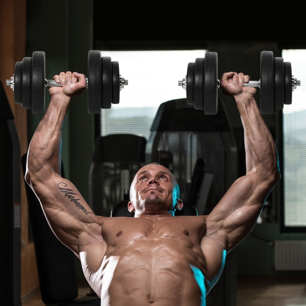 HOMCOM Conjunto de Halteres Pesos Fitness 40kg Ajustável Musculação com Barra de Aço e Discos para Ginásio Casa Preto e Prata - Image 2