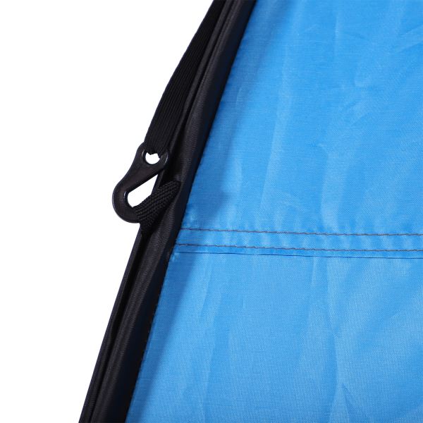 Outsunny Tenda de acampamento multifuncional leve dobrável e estável à prova d'água com sistema POP-UP 120x120x190 cm Azul - Image 8