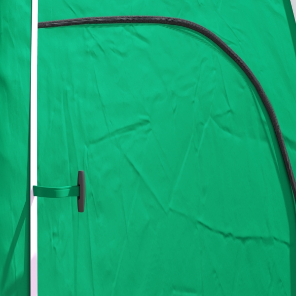 Outsunny Tenda de Duche Portátil Tenda de Privacidade Emergente 122x122x213 cm UPF30+ Trocador para Campismo Sanita Verde - Image 8