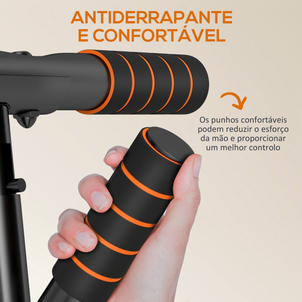 SPORTNOW Barra de Elevação Multifuncional Barra de Elevação de Parede com Bandas Elásticos de Resistência 100x50x27 cm Preto e Laranja - Image 9