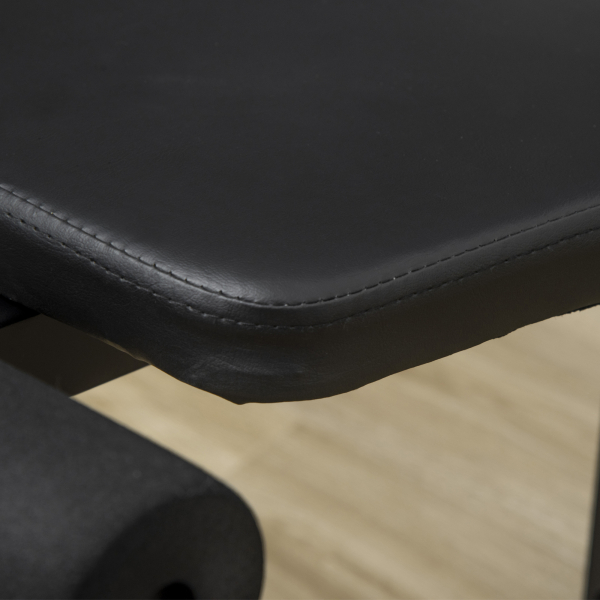 HOMCOM Máquina Multi-Estação Máquina de Musculação com Estribo para Pernas Placas de Pesos de 45kg Carga Máxima 110kg Treinamento Fitness em Casa Ginásio 135x103x200 cm Preto - Image 9