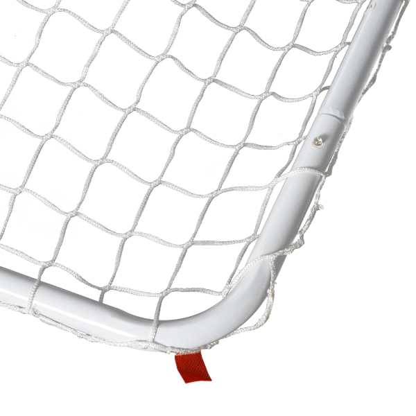 HOMCOM Conjunto de 2 balizas de futebol com rede e bola para crianças e adultos 78x46x 56cm Branco - Image 8