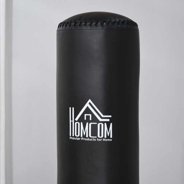 HOMCOM Saco de Boxe de Pé para Adultos 170 cm Altura Ajustável em 3 Níveis Punching Ball com Base Preenchível  Ø50x 170 cm Preto - Image 9