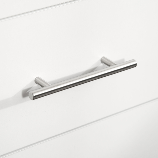 HOMCOM Cómoda com 4 Gavetas Cómoda de Dormitório de Estilo Moderno para Sala de Estar Entrada Corredor 112x38,2x81cm Branco - Image 7