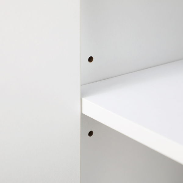 HOMCOM Móvel Aparador com 3 Portas Prateleiras Ajustáveis ​​e Suporte com Fecho Suave para Televisores 120x35x85 cm Branco - Image 9