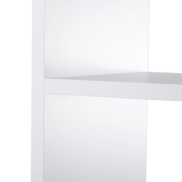 HOMCOM Estante Vertical Multifuncional com 8 Prateleiras Largas 70x24x178cm Branco - Image 8