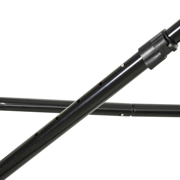 HOMCOM Rede de Rebote Dobrável com Ângulo Ajustável de 5 Níveis para Treinamento de Futebol Tenis Beisebol Desportes 84x78x65-78cm Preto - Image 8