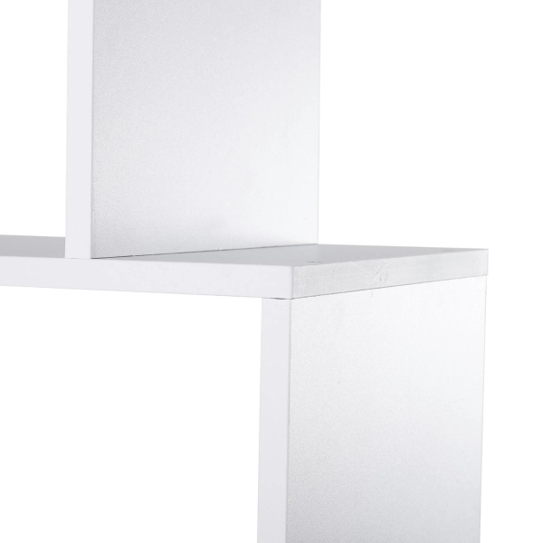 HOMCOM Estante Vertical Multifuncional com 8 Prateleiras Largas 70x24x178cm Branco - Image 9