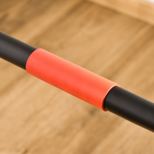 HOMCOM Suporte de treino de barras paralelas para flexões inclinadas construção muscular Calistênicos 63x41x73 cm Preto - Image 7