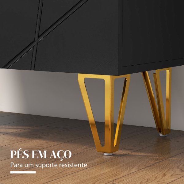 HOMCOM Móvel Sapateira de Entrada Armário Sapateira com Prateleiras Ajustáveis para 15-20 Pares de Sapatos 72x31,5x95 cm Preto - Image 7