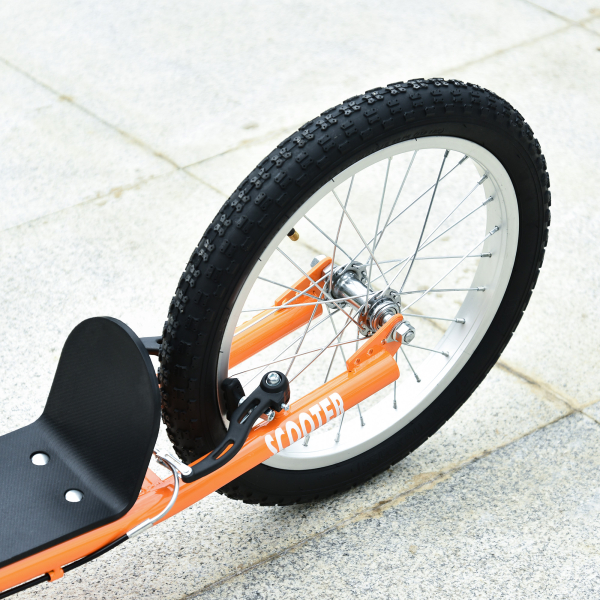 HOMCOM trotinete para crianças acima de 5 anos de altura ajustável com pneus Freio laranja - Image 9