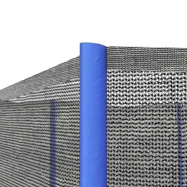 SPORTNOW Rede de Segurança para Trampolim Ø244 cm Rede de Substituição de Trampolins com Fecho de Correr para 6 Postes Azul - Image 7