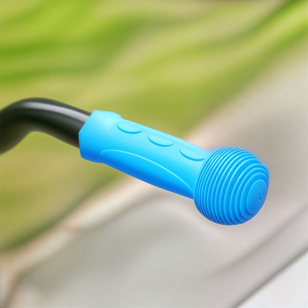 SPORTNOW Trotinete Elétrica Dobrável para Crianças 120 W Autonomia 6 km e Máximo 10 km/h com Travão Luzes LED 74x52x83-87 cm Azul - Image 9