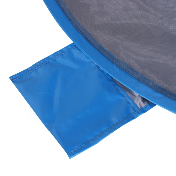 Outsunny Tenda de Praia Dobrável Pop-Up para 1-2 Pessoas com 1 Porta 2 Janelas e Bolsa de Transporte 200x120x90 cm Azul - Image 8