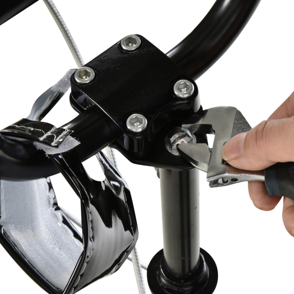 HOMCOM trotinete para crianças acima de 5 anos de altura ajustável com pneus Freio Branco - Image 9