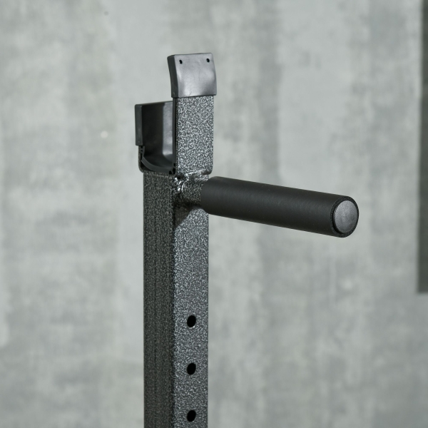 SPORTNOW Suporte para Barras de Pesos com Largura e Altura Ajustáveis Suporte de Musculação com Estrutura de Aço 60-87x65x121-158 cm Preto - Image 7