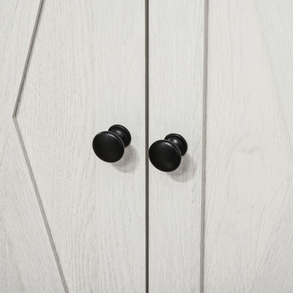 HOMCOM Aparador para Sala de Estar com Portas Duplas Gaveta e Prateleira Ajustável para Cozinha Dormitório 60x30x87,4 cm Branco - Image 9