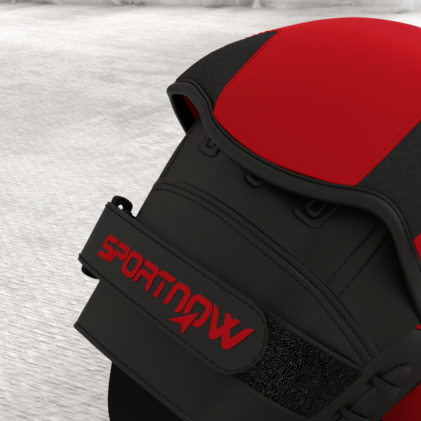 SPORTNOW Plastrons de Boxeo Paos de Muay Thai MMA para Treino de Boxeo Boxing Karate Taekwondo Artes Marciais 24x19x4 cm Vermelho - Image 8