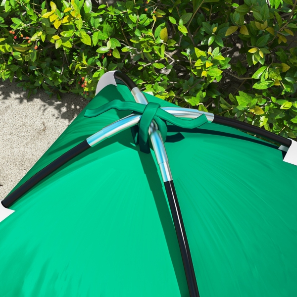 Outsunny Tenda de Duche Portátil Tenda de Privacidade Emergente 122x122x213 cm UPF30+ Trocador para Campismo Sanita Verde - Image 9