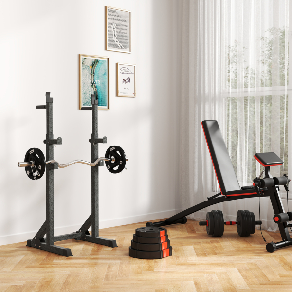 SPORTNOW Conjunto de Discos de Pesos de 4 Peças 2x7,5 kg e 2x5 kg com Orifícios de 2,5 cm para Treino Fitness Preto - Image 8
