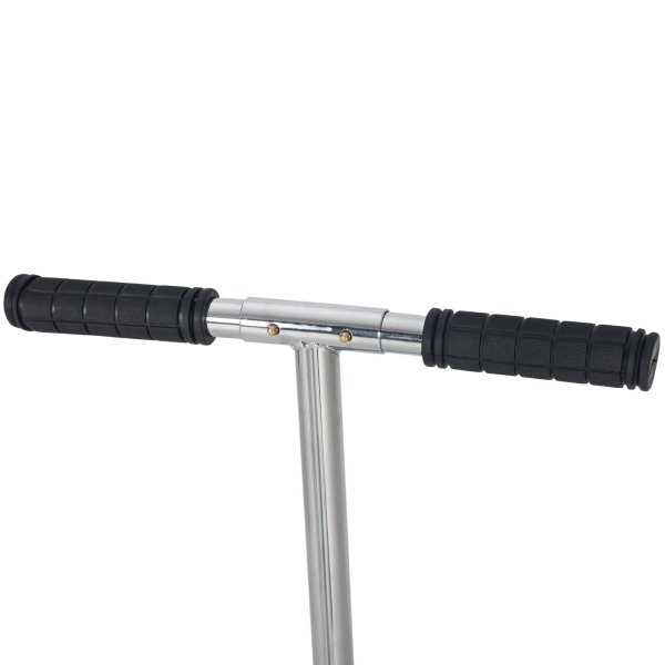 HOMCOM Trotinete Dobrável para Crianças de 7 a 14 Anos Trotinete Infantil com Guiador Ajustável em 4 Níveis e Travão 88x37x75-100cm Branco - Image 5