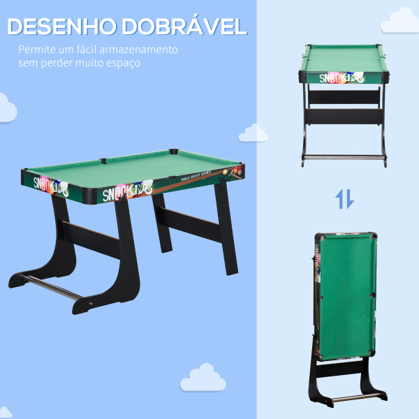 HOMCOM Mesa de Jogos 6 em 1 Dobrável Bilhar Matraquilho Ping Pong Lançamento de Anéis Hóquei no Gelo e Air Hóquei 118x104x71cm Multicor - Image 5