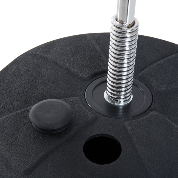HOMCOM Saco de Boxe de Pé Punching Ball com Altura Ajustável em 4 Níveis 126-144 cm Base Preenchível e Luvas de Boxe para Adultos e Adolescentes Preto - Image 9