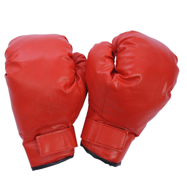 HOMCOM Punching Ball de Boxe com Altura Ajustável Base Recarregável e Luvas para Adolescentes Ø43x125-145 cm Vermelho e Preto - Image 9
