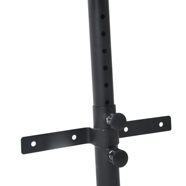 HOMCOM Suporte para Saco de Boxe Regulável Suporte para Boxe de Parede Carga Máxima 100kg 60-88x40x63 cm Preto - Image 7