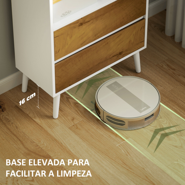 HOMCOM Estante para Livros de 6 Níveis com 2 Gavetas e 4 Prateleiras Abertas para Sala de Estar Escritório  60x30x179 cm Branco - Image 6