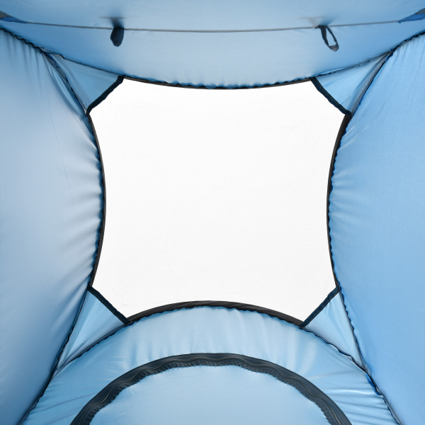 Outsunny Tenda de Duche Tenda de Privacidade Portátil com 1 Gancho Bolso Bolsa de Transporte e UV20+ 126x124x189 cm Azul - Image 9
