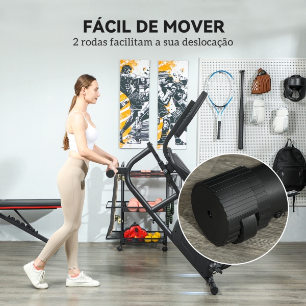 SPORTNOW Bicicleta Estática Silenciosa de 8 Níveis de Resistência Magnética com Assento Ajustável Ecrã LCD 103-139x61x100,5 cm Preto - Image 7