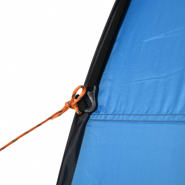 Outsunny Tenda de Duche Tenda de Privacidade Portátil com 1 Gancho Bolso Bolsa de Transporte e UV20+ 126x124x189 cm Azul - Image 8