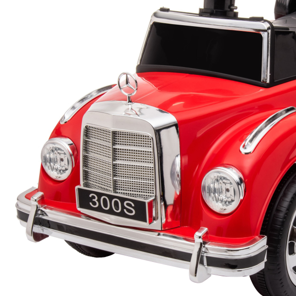 AIYAPLAY Carro Andador com Licença da Mercedes-Benz 300S com Armazenamento Volante Sistema Anti-Tombo  77,5x41,5x45 cm Vermelho - Image 9